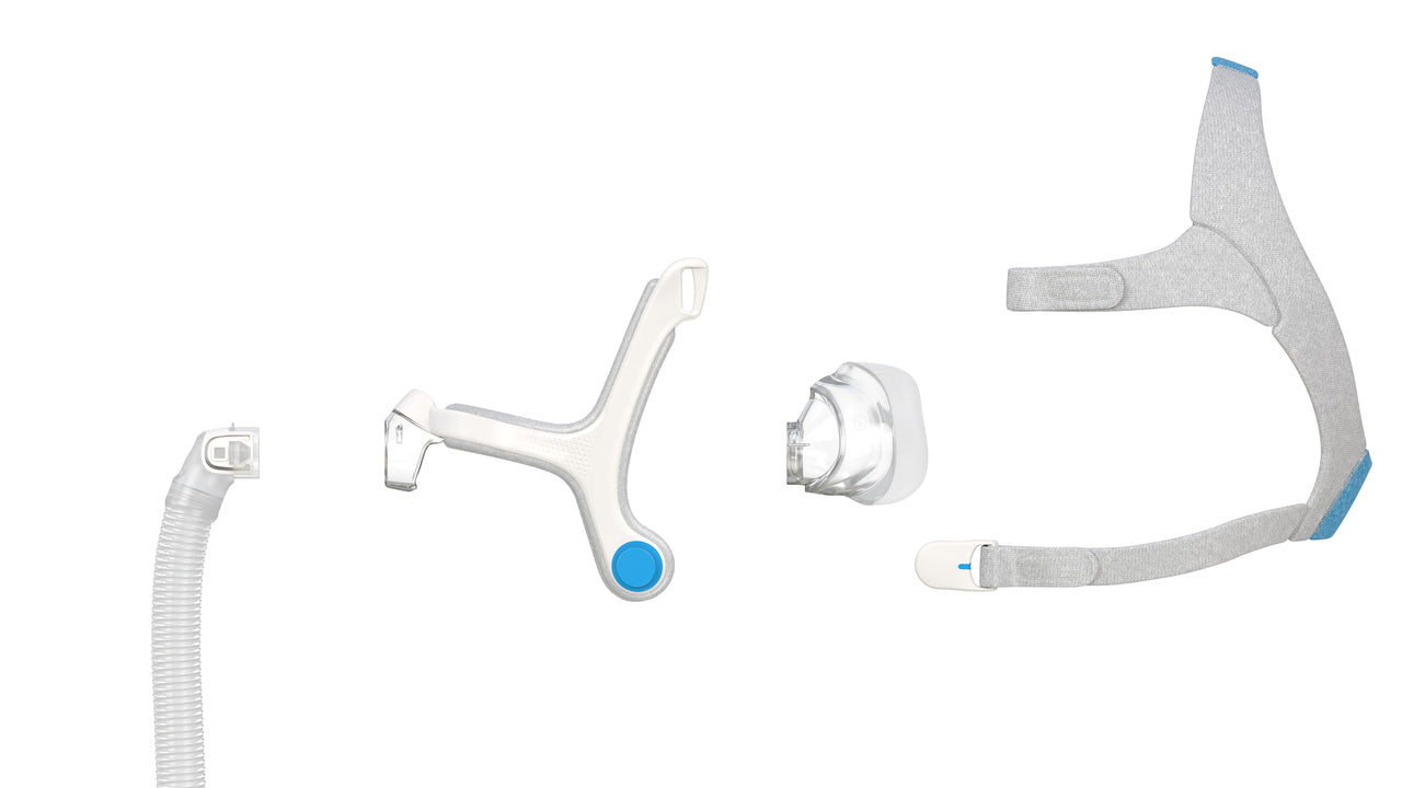 ResMed N20 CPAP Mask- Component Parts View