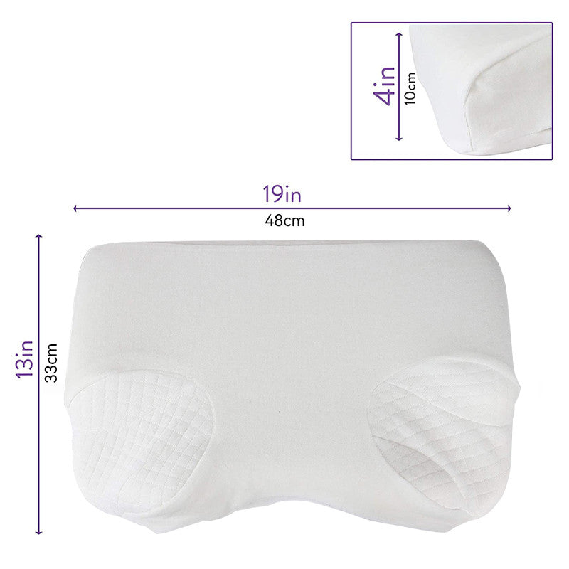 Contoured Memory Foam Pillow with Travel Bag
