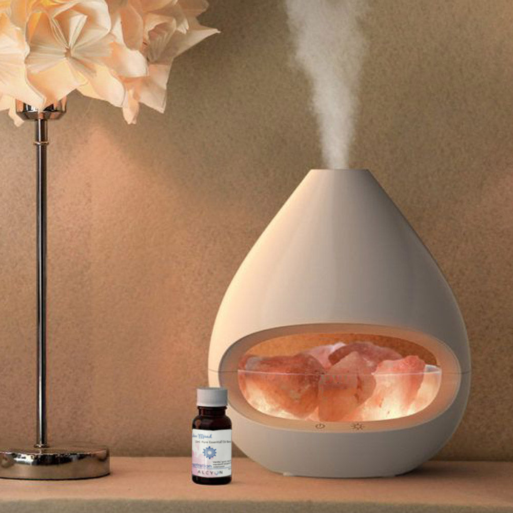Kiyoshi Ultrasonic Salt Lamp Diffuser (Classic White)