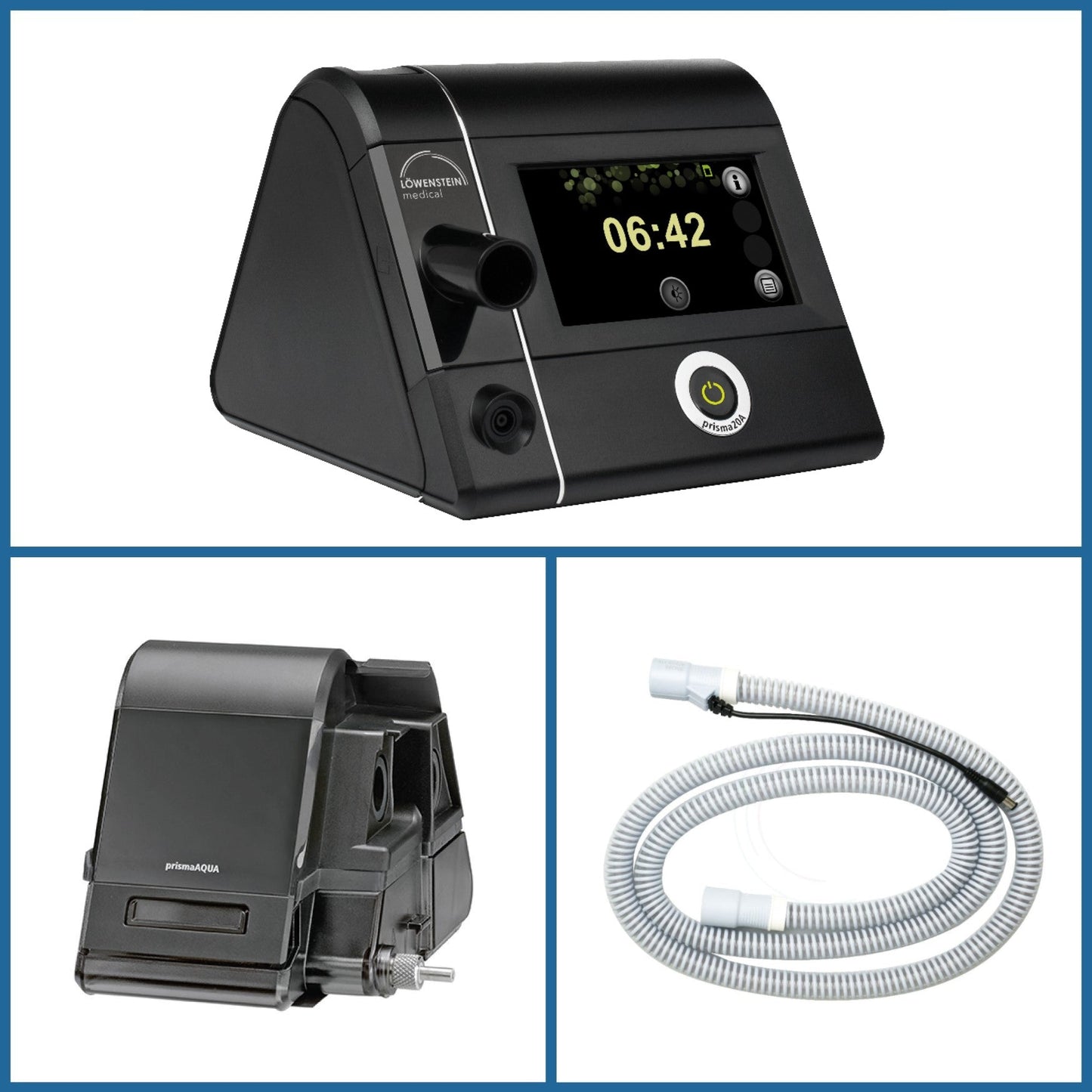 Löwenstein Prisma 20A (BLACK) Device & Mask Bundle - Including POD Support Pack
