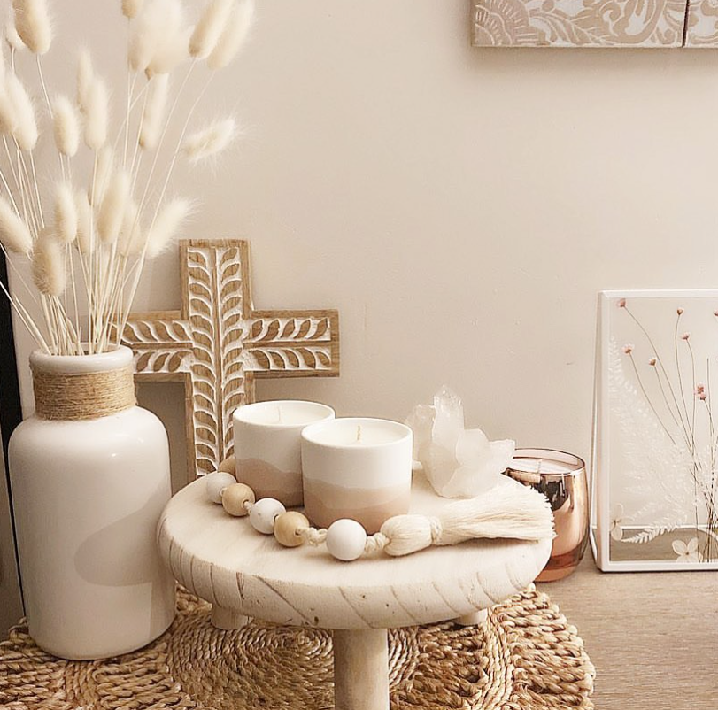 Horizon Blush Beige Canister Soy Candle
