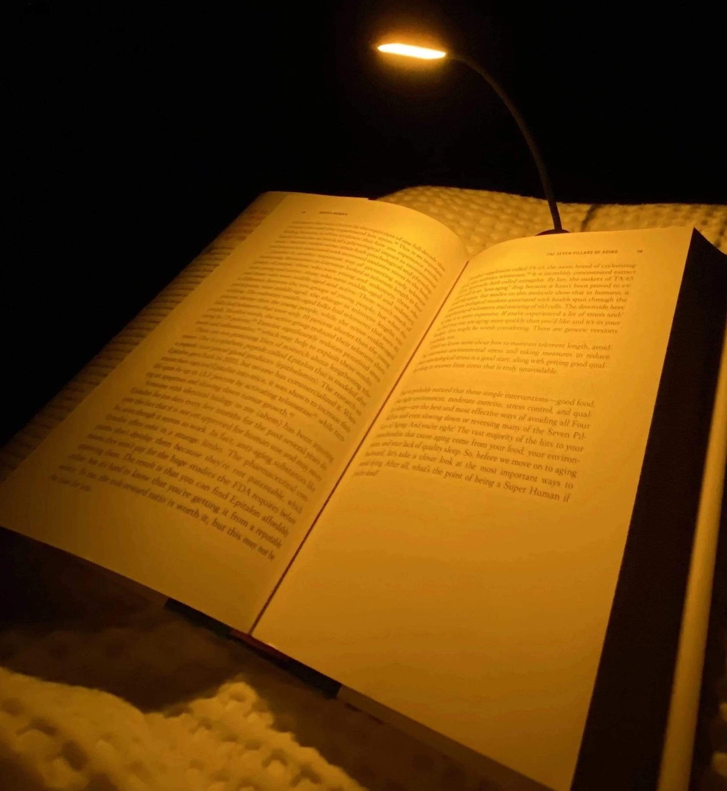 NoBlue Amber Book Light *OUT OF STOCK*