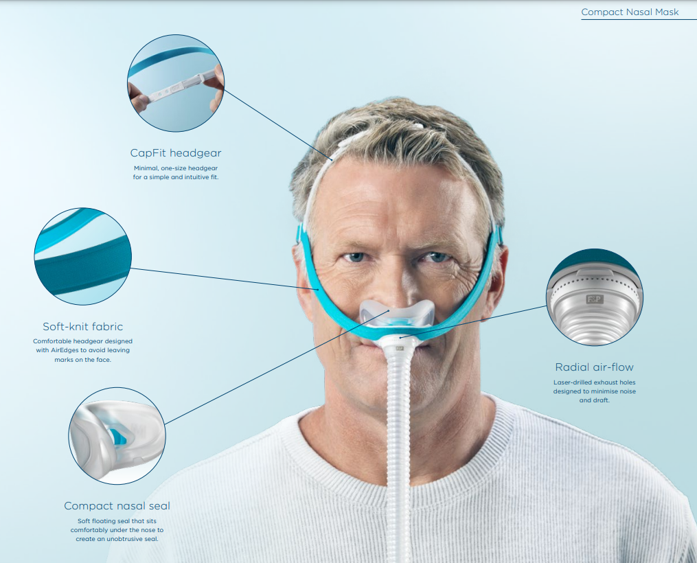 F&P Evora Nasal Cradle Complete Mask Pack